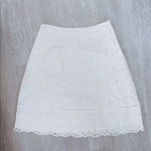 White Lace Skirt